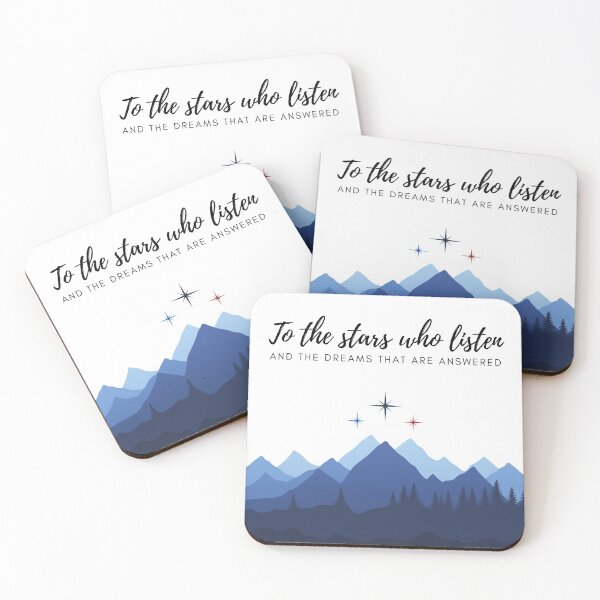 Item preview, To the Stars Who Listen and the Dreams That are Answered Mountains designed and sold by Bookdragon77.