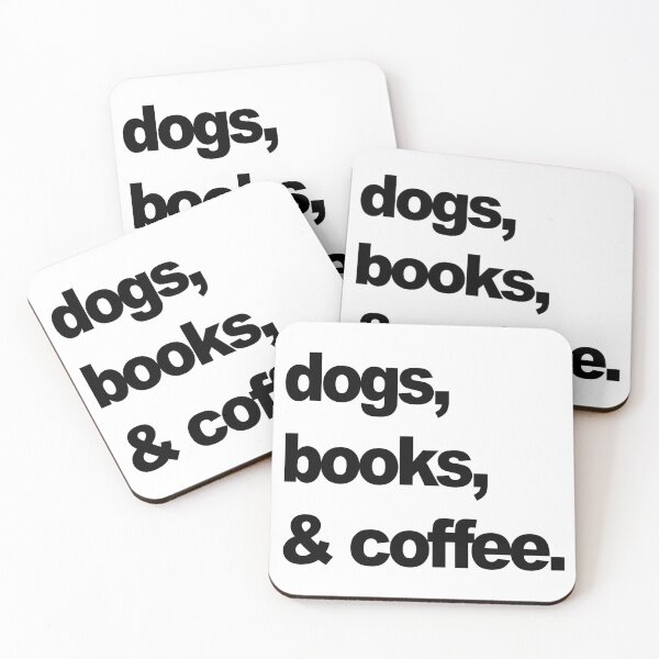 Item preview, Dogs, Books and Coffee designed and sold by SoLarghi.