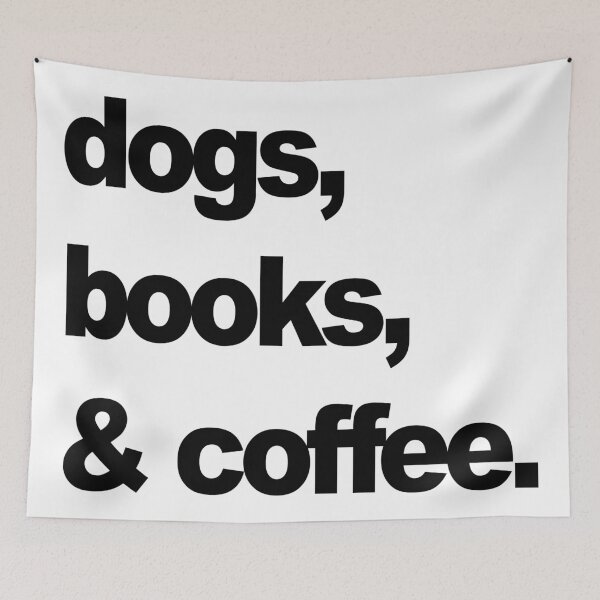 Item preview, Dogs, Books and Coffee designed and sold by SoLarghi.