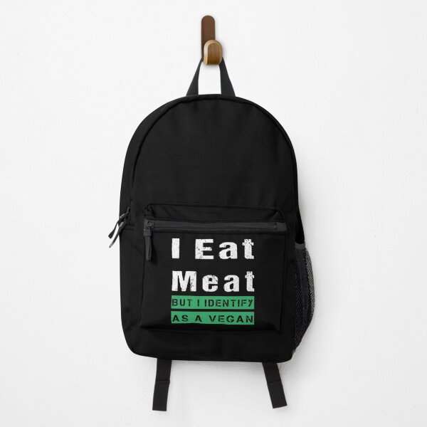Item preview, I Eat Meat But I Identify As A Vegan Funny Vegetarian T-Shirt designed and sold by midodesign20.