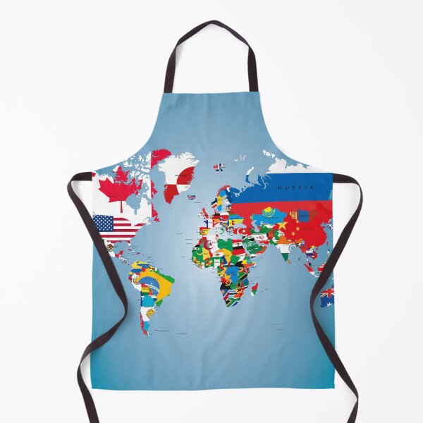 Item preview, Traveler World Map Flags  designed and sold by CroDesign.