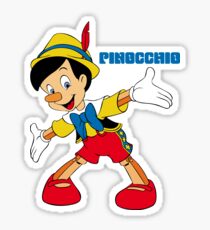Pinocchio Cartoon Movie Funny Sticker
