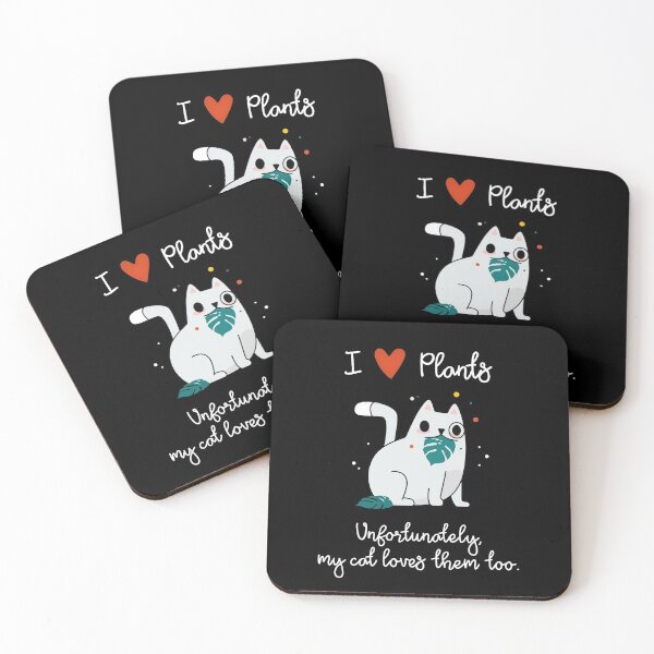 Item preview, I Love Plants - Unfortunately, My Cat Loves Plants Too designed and sold by SeaAndLight.
