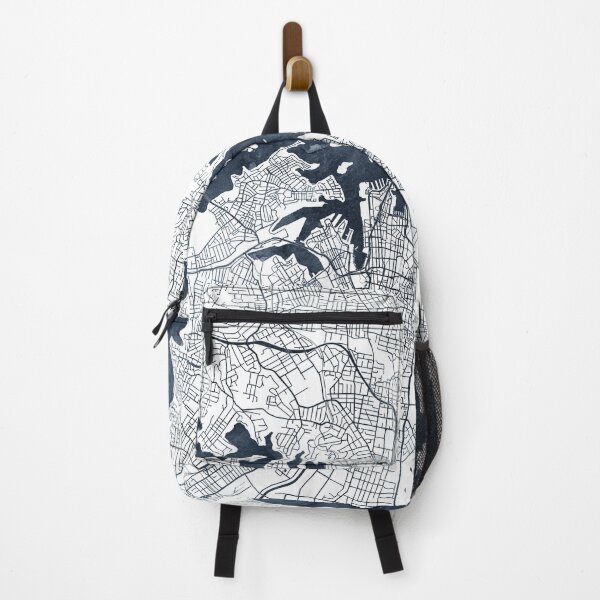 Item preview, Sydney Map Watercolor Indigo by Zouzounio Art designed and sold by zouzounioart.