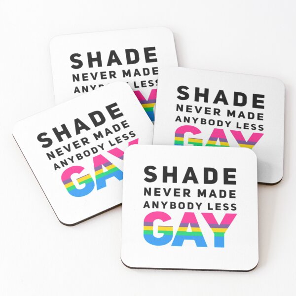 Item preview, Shade Never Made Anybody Less Multi (White) designed and sold by UnicornPeeps.