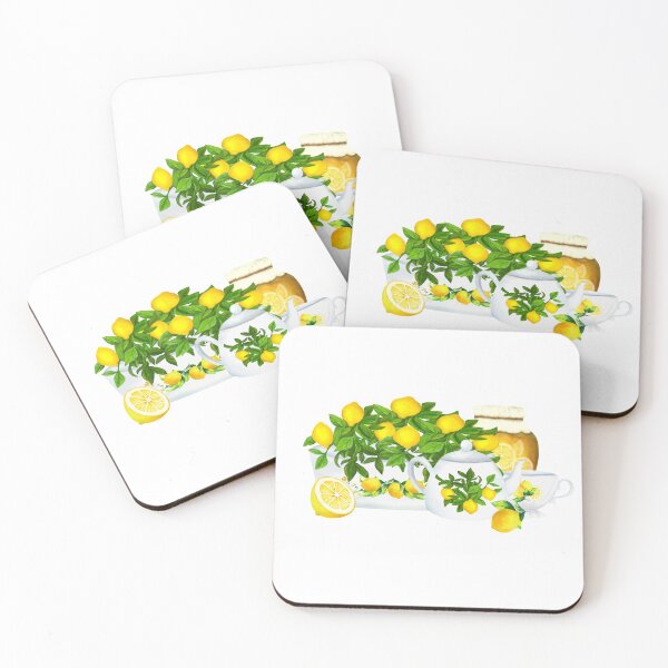 Item preview, Lemon Tea Illustrated Design  designed and sold by ElishaKayne.