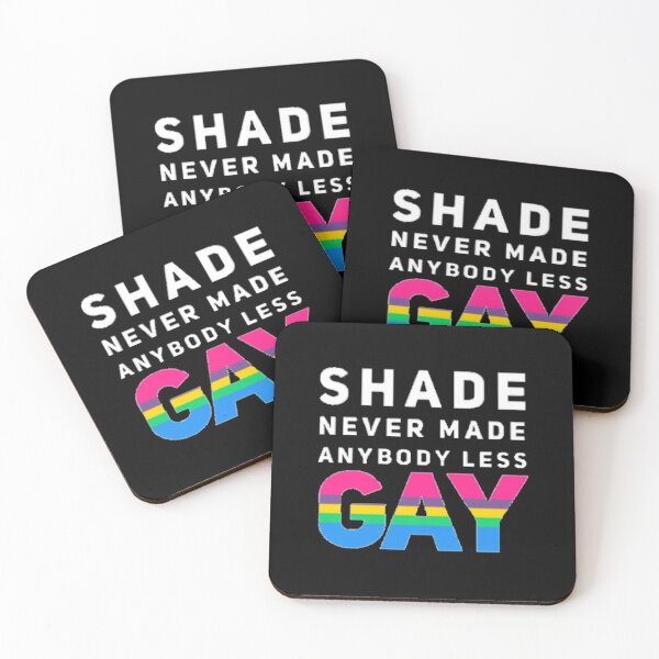 Item preview, Shade Never Made Anybody Less Multi (Black) designed and sold by UnicornPeeps.