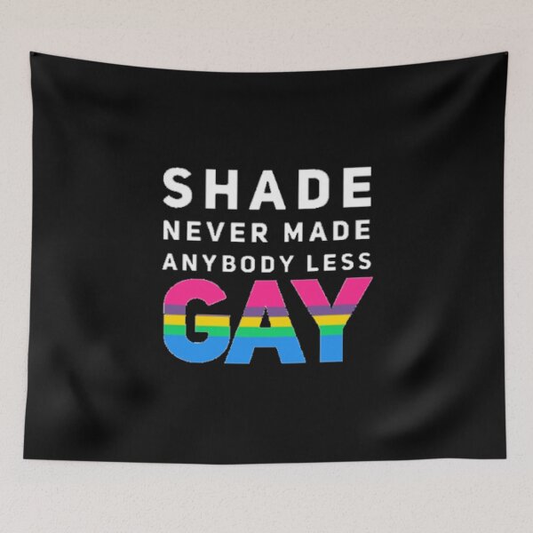 Item preview, Shade Never Made Anybody Less Multi (Black) designed and sold by UnicornPeeps.