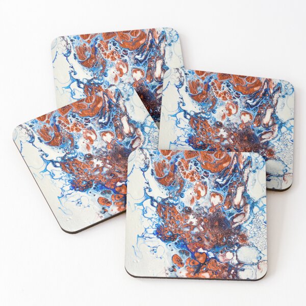 Item preview, Copper, Gold and Wine Red designed and sold by Liv4FluidArt.