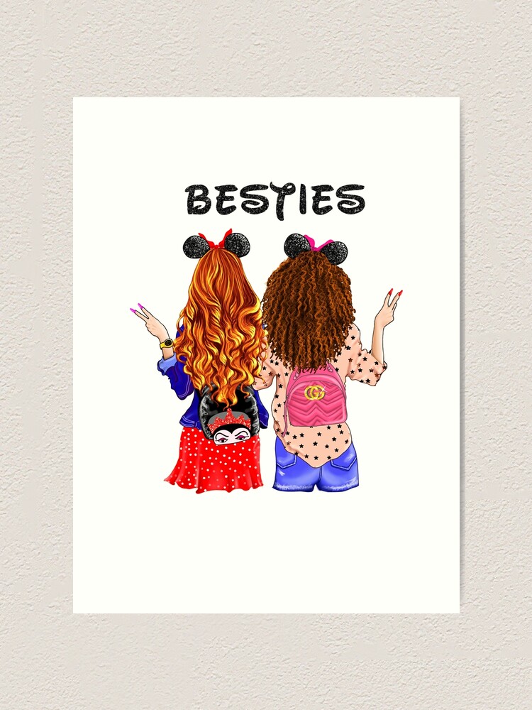 Two girls, sisters, girlfriends show heart with hands from back, cute  romantic vector illustration,… | Sisters drawing, 2 sisters drawing cute, Best  friend sketches