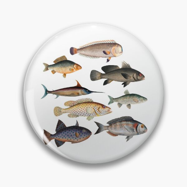Item preview, Colorful Fish Illustration v2 designed and sold by SowCow.