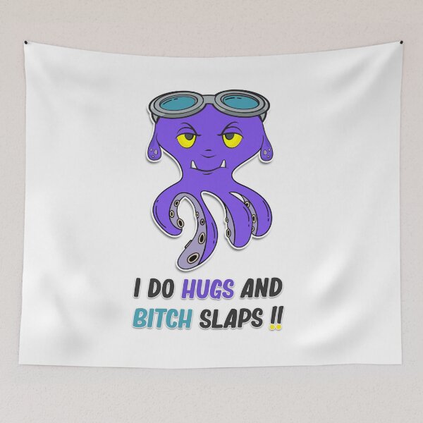 Item preview, The friendly octopus, I do hugs and bitch slaps !! designed and sold by creativedane.