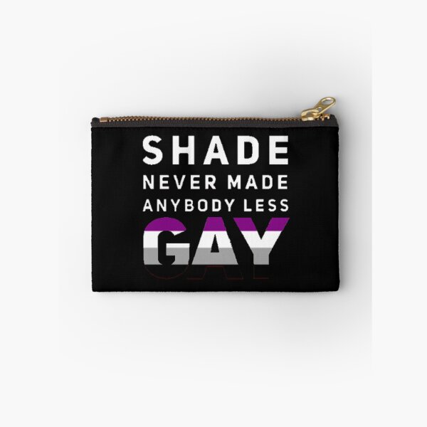 Item preview, Shade Never Made Anybody Less Asexual (Black) designed and sold by UnicornPeeps.