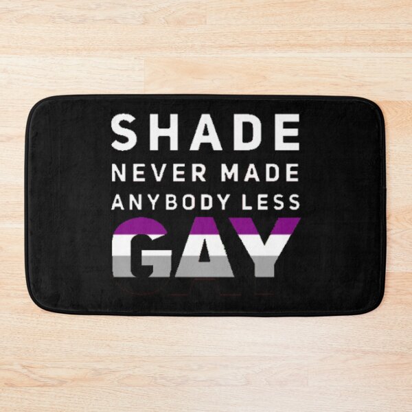 Item preview, Shade Never Made Anybody Less Asexual (Black) designed and sold by UnicornPeeps.
