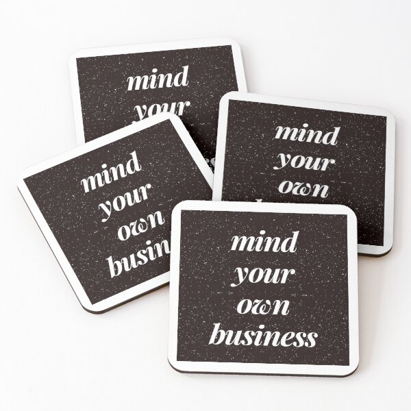 Item preview, Mind Your Own Business. designed and sold by imjuliana.