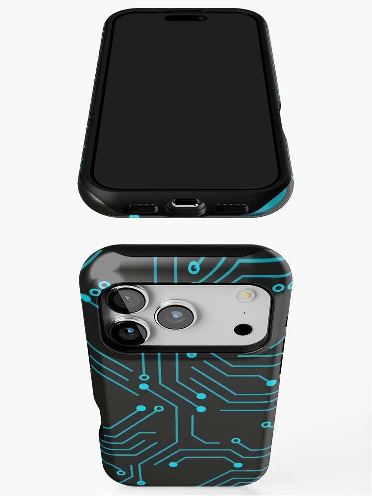 Thumbnail 3 of 4, iPhone Case, PCB Routing designed and sold by bbalint.