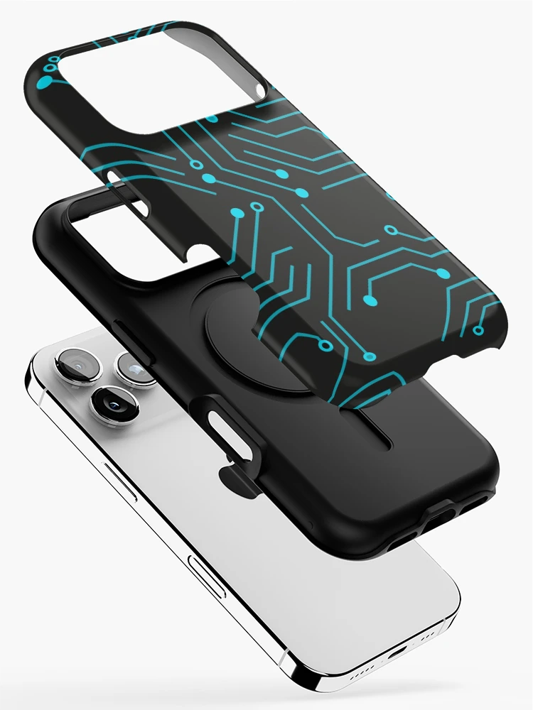 Thumbnail 2 of 4, iPhone Case, PCB Routing designed and sold by bbalint.