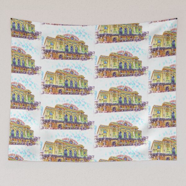 Item preview, Denver Union Station In Pointillism designed and sold by KirtTisdale.