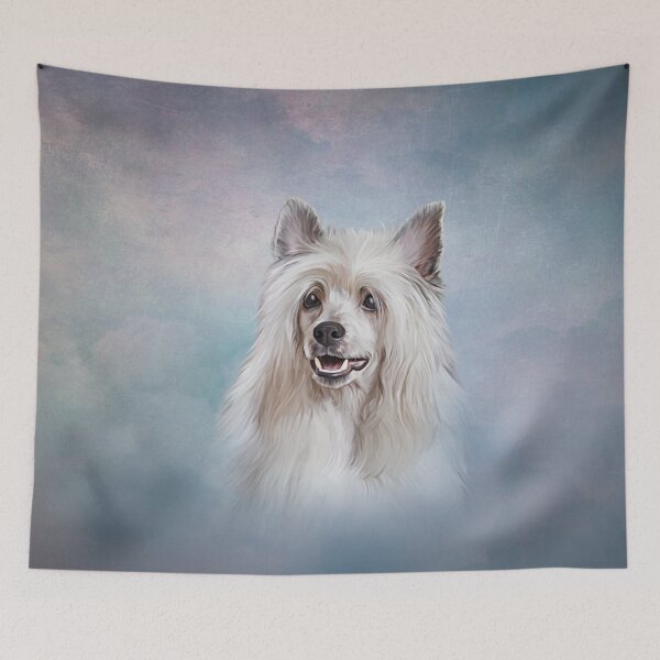 Item preview, Drawing Chinese crested dog designed and sold by bonidog.