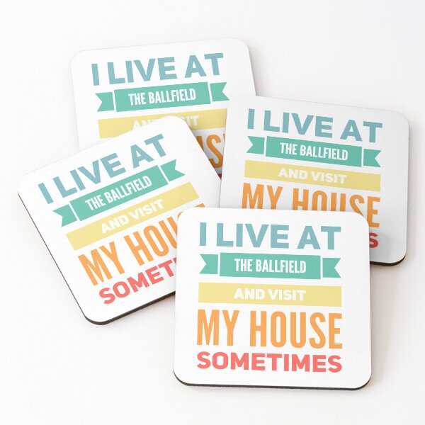 Item preview, I Live At The Ballfield And Visit My House Sometimes designed and sold by suver.