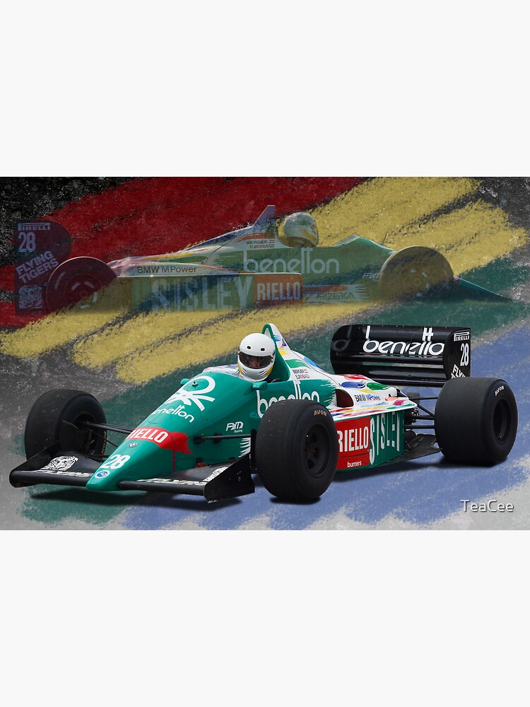 Gerhard Berger Typhoon Benetton F1 German Grand Hockenheim, 26-28