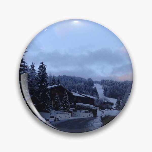 Item preview, Dawn in a snowy mountain village designed and sold by RumRagephotos.