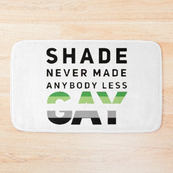 Item preview, Shade Never Made Anybody Less Aromantic (White) designed and sold by UnicornPeeps.