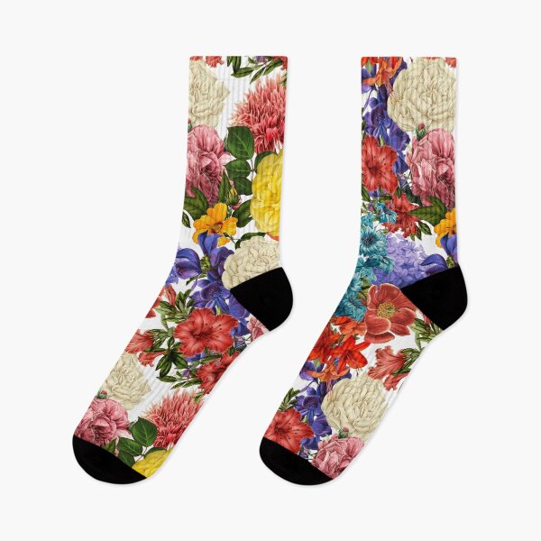 Item preview, Colorful flower bouquet pattern cottagecore aesthetic designed and sold by PG Illustration.