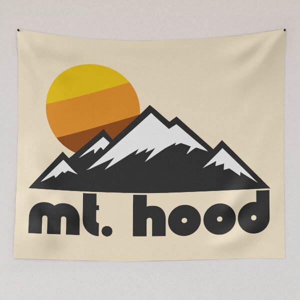 Item preview, Retro Mt Hood ))(( Tourist Souvenir Travel Design designed and sold by acquiesce13.