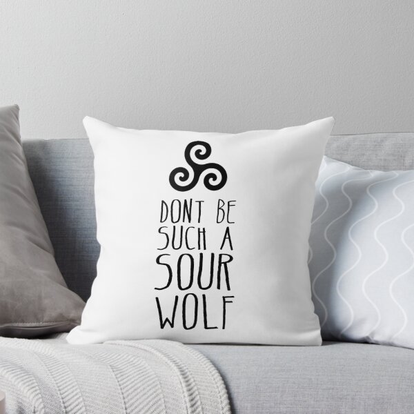 Item preview, Dont be Such a Sour Wolf designed and sold by Rebecca Tyrrell.
