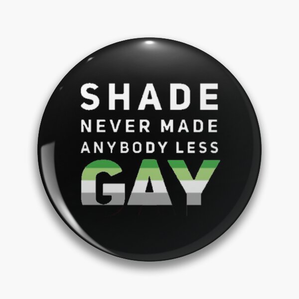 Item preview, Shade Never Made Anybody Less Aromantic (Black) designed and sold by UnicornPeeps.