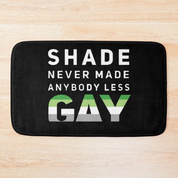 Item preview, Shade Never Made Anybody Less Aromantic (Black) designed and sold by UnicornPeeps.