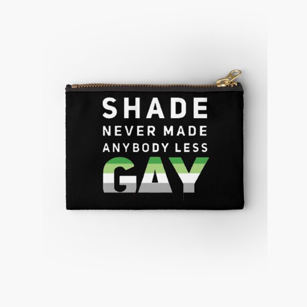 Item preview, Shade Never Made Anybody Less Aromantic (Black) designed and sold by UnicornPeeps.