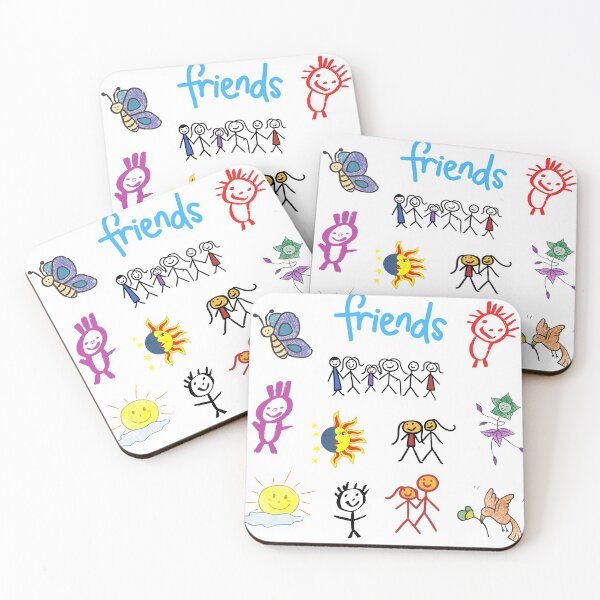Item preview, FRIENDS STICKER PACK designed and sold by passiveink.