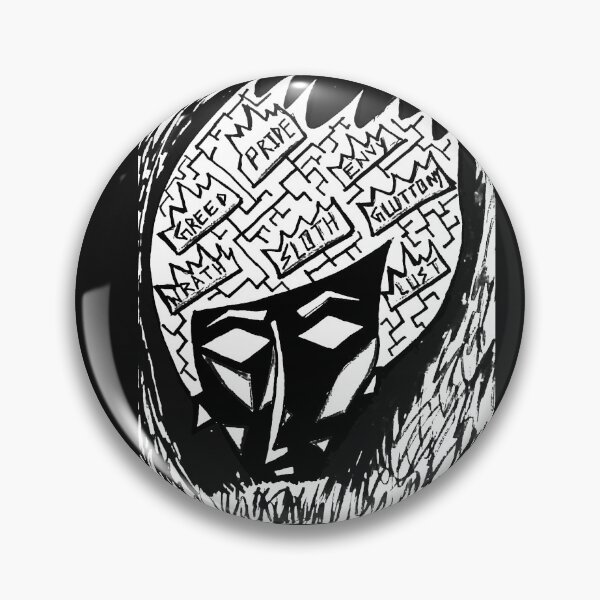 Item preview, Seven deadly sins inspired character design black and white designed and sold by FCEalin.