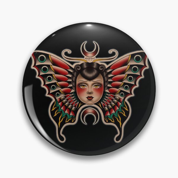 Item preview, American traditional butterfly lady! designed and sold by kaygruhn.