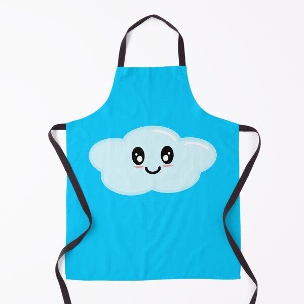 Item preview, Kawaii Cute Cloud Character - Blue designed and sold by Kelly Leung.