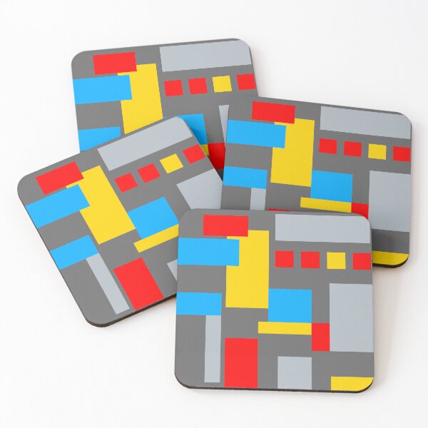 Item preview, Mondrian pattern designed and sold by Delicarte.