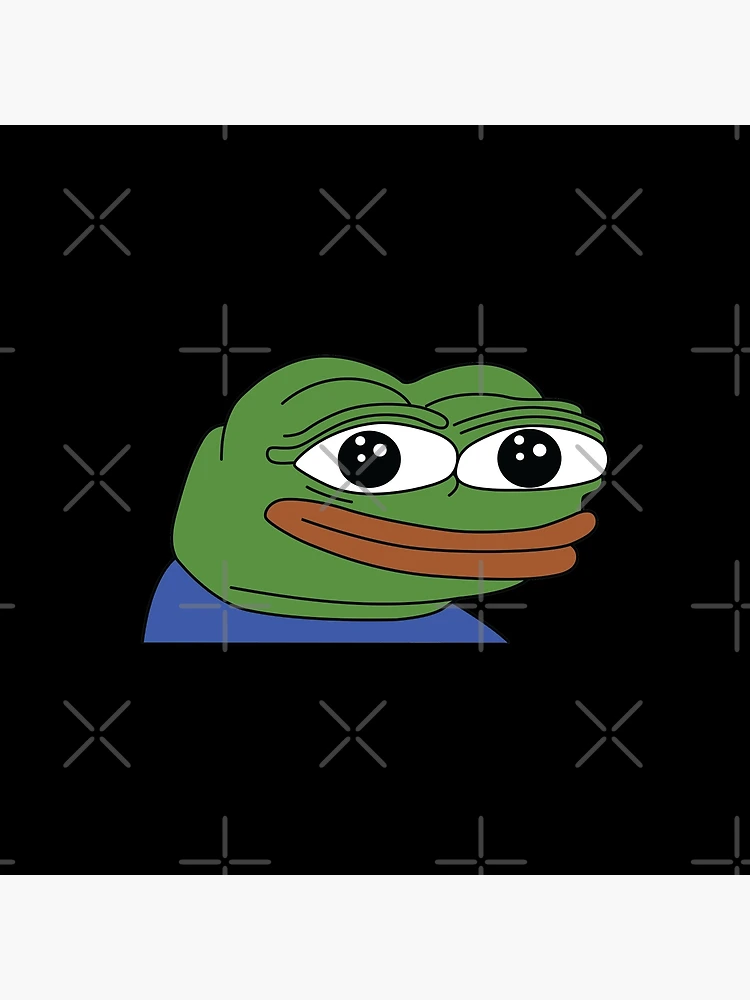 Pepega -Twitch Emote Sticker for Sale by renukabrc