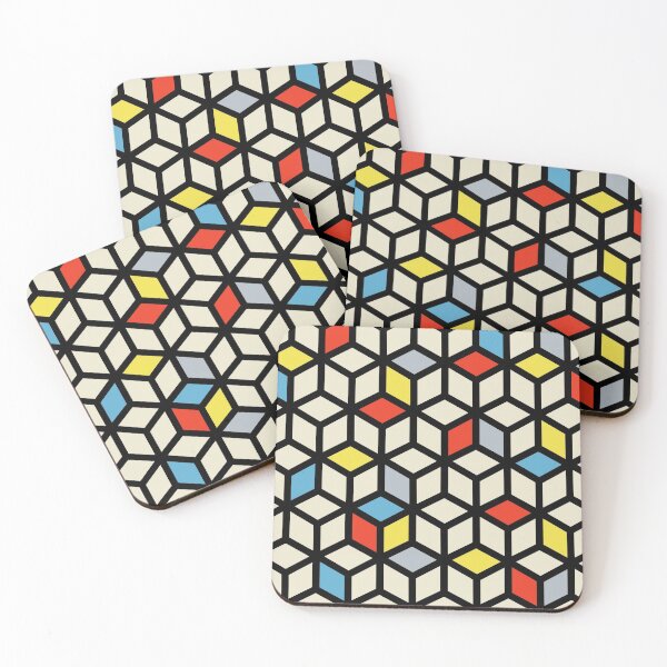 Item preview, Mondrian pattern designed and sold by Delicarte.
