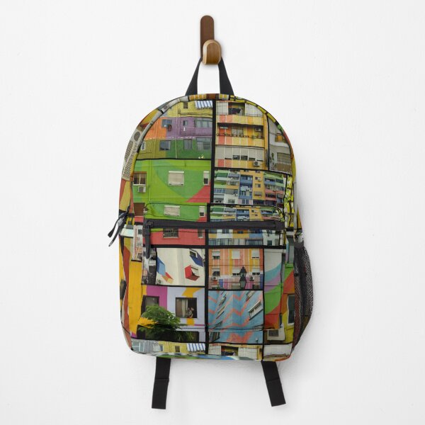Item preview, Tirana Collage - colorful buildings in Tirana, Albania designed and sold by TalBright.