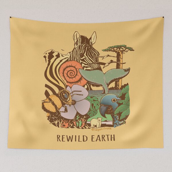 Item preview, Rewild Earth - A life on our planet designed and sold by Frank J. Art.