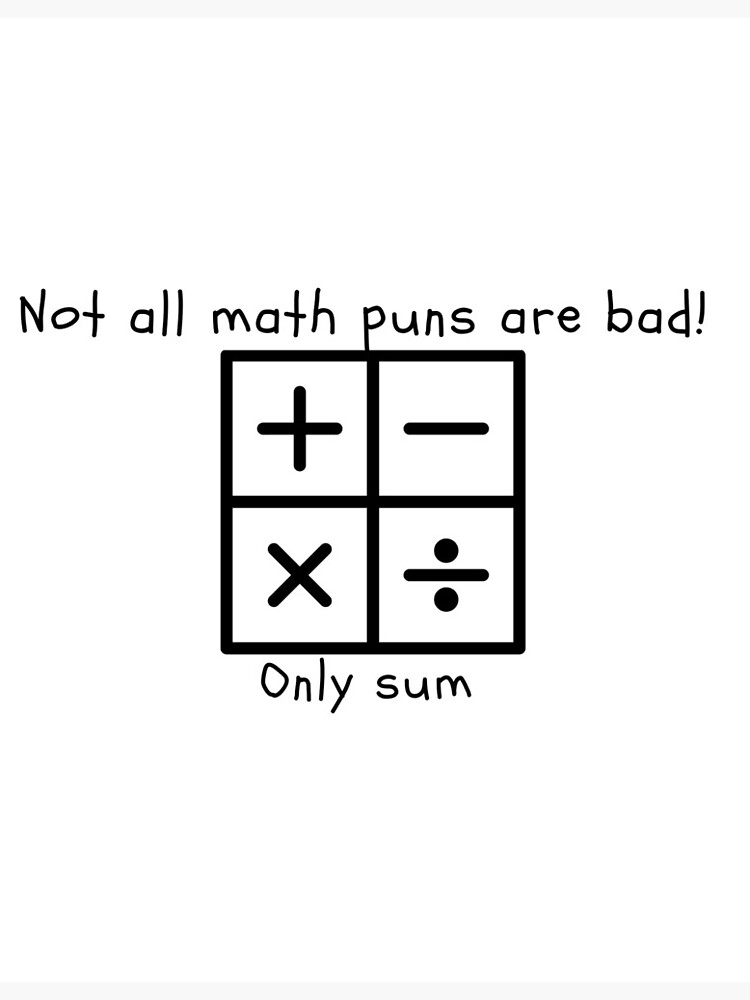 Not All Maths Puns are Bad