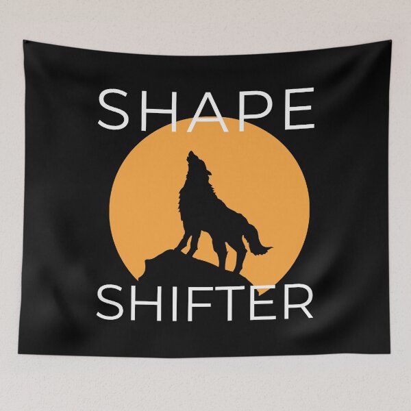 Item preview, Shape Shifter Wolf Spirit Animal Mythology Golden designed and sold by StudioTina.