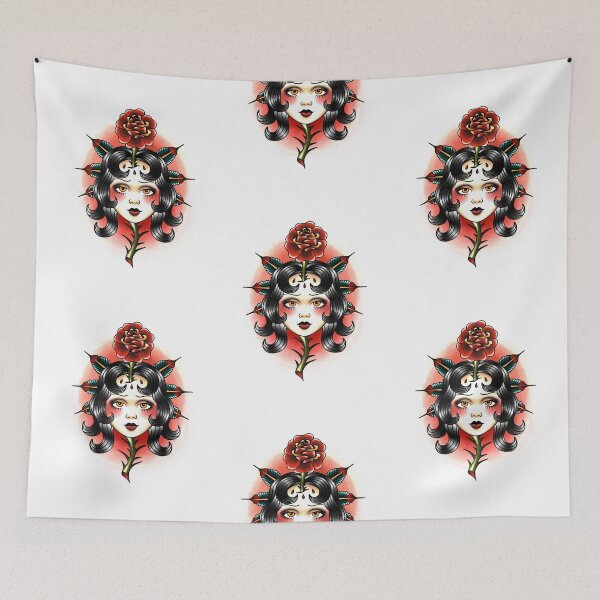 Item preview, American traditional lady head designed and sold by kaygruhn.