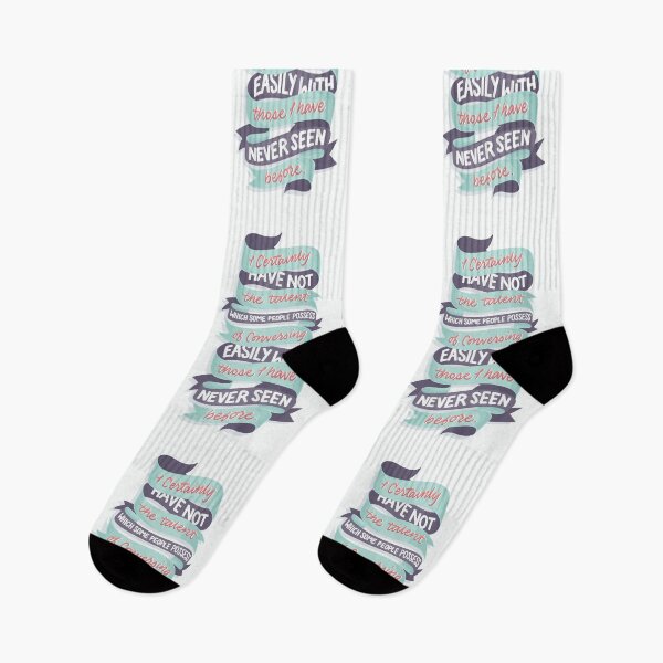 Item preview, I Have Not the Talent of Conversing Easily designed and sold by polliadesign.