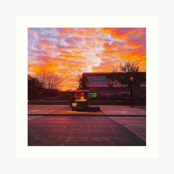 Saint-George Sunset Art Print