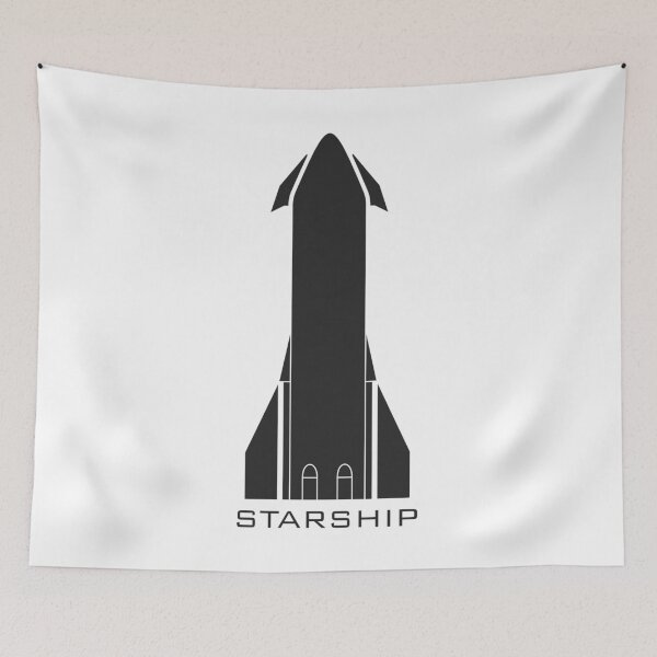 Item preview, Starship minimalist designed and sold by SpatialBeings.