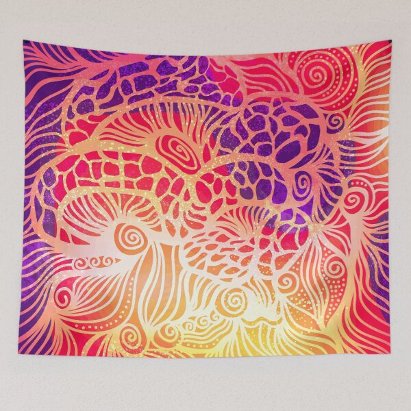 Item preview, Abstract Mushroom Pattern designed and sold by serenaking.