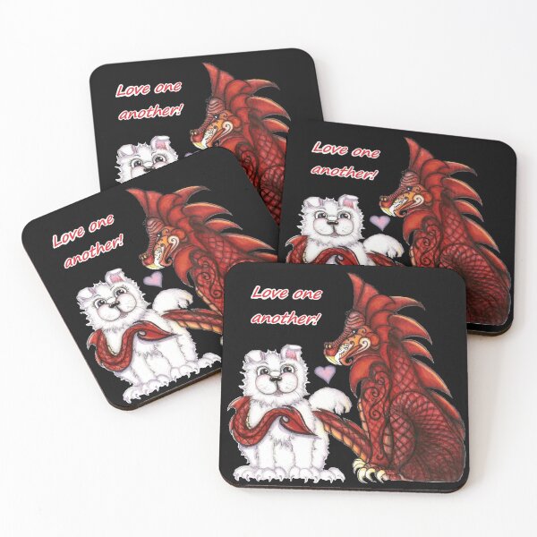 Item preview, Dog and Dragon on CHARCOAL~BLACK! designed and sold by knightfyer.